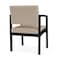 Lesro Lenox Steel Guest Chair, Stone (Beige) Seat, Stone Back, 22.5 W 24.5 L 32 H, Vinyl Seat LS1101 - alternate 3
